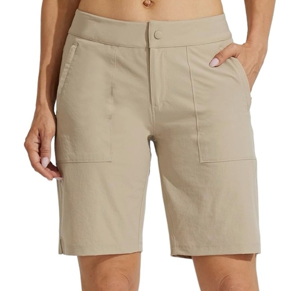 WILLIT Pants - NWT Willit UPF 50+ Khaki Athletic Golf Hiking Shorts Size 4